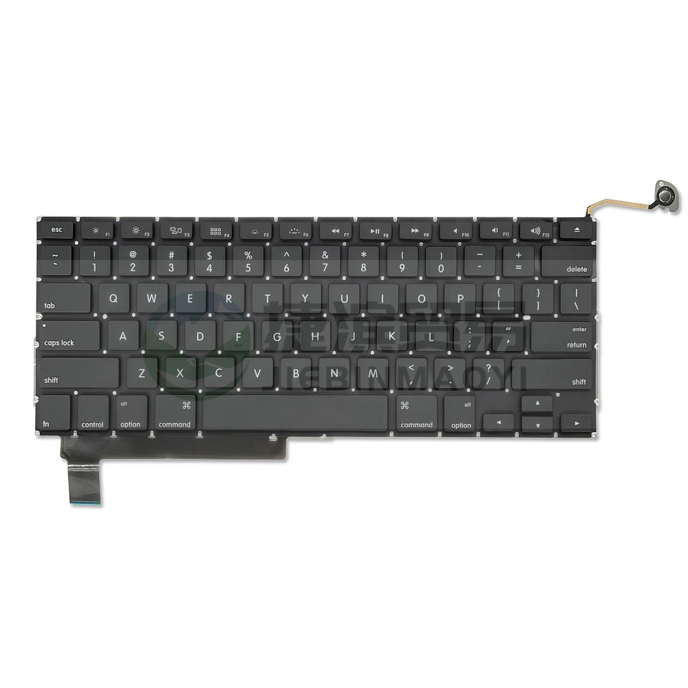 Nuevo A1286 para Macbook Pro 15 "teclado de repuesto EE. UU. Reino Unido ruso francés España versión árabe 2009 2010 2011 2012 año