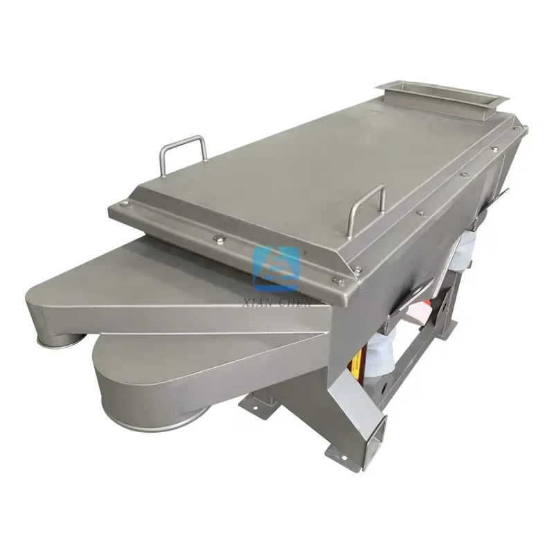 Linear Vibrating Screen Factory Sale Sieving Machine Sand Linear Vibrating Screen Rectilinear Vibrating Sieve Machine