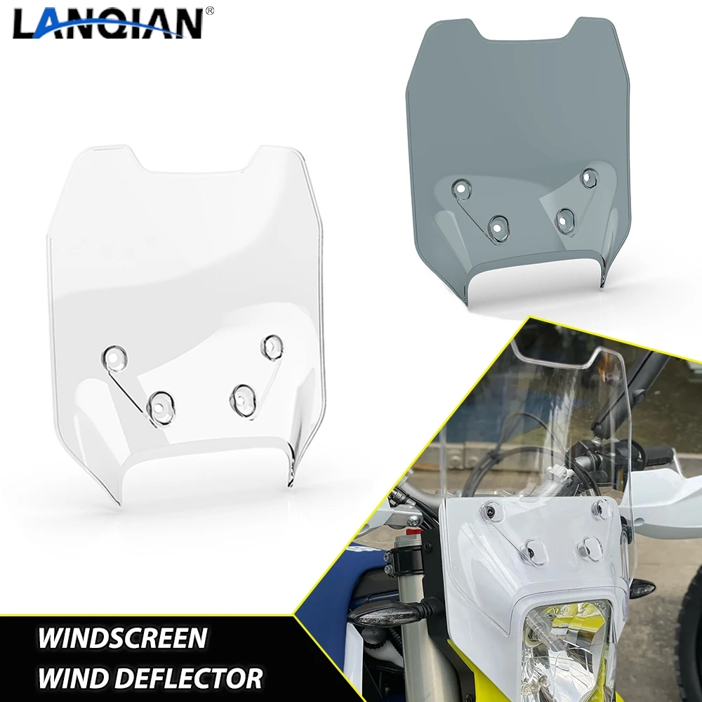 

For Husqvarna 125-501 TE FE TC FC FX TX 2017-2025 2024 2023 2022 2021 Motorbike Windshield Air Wind Screen Deflector Accessories