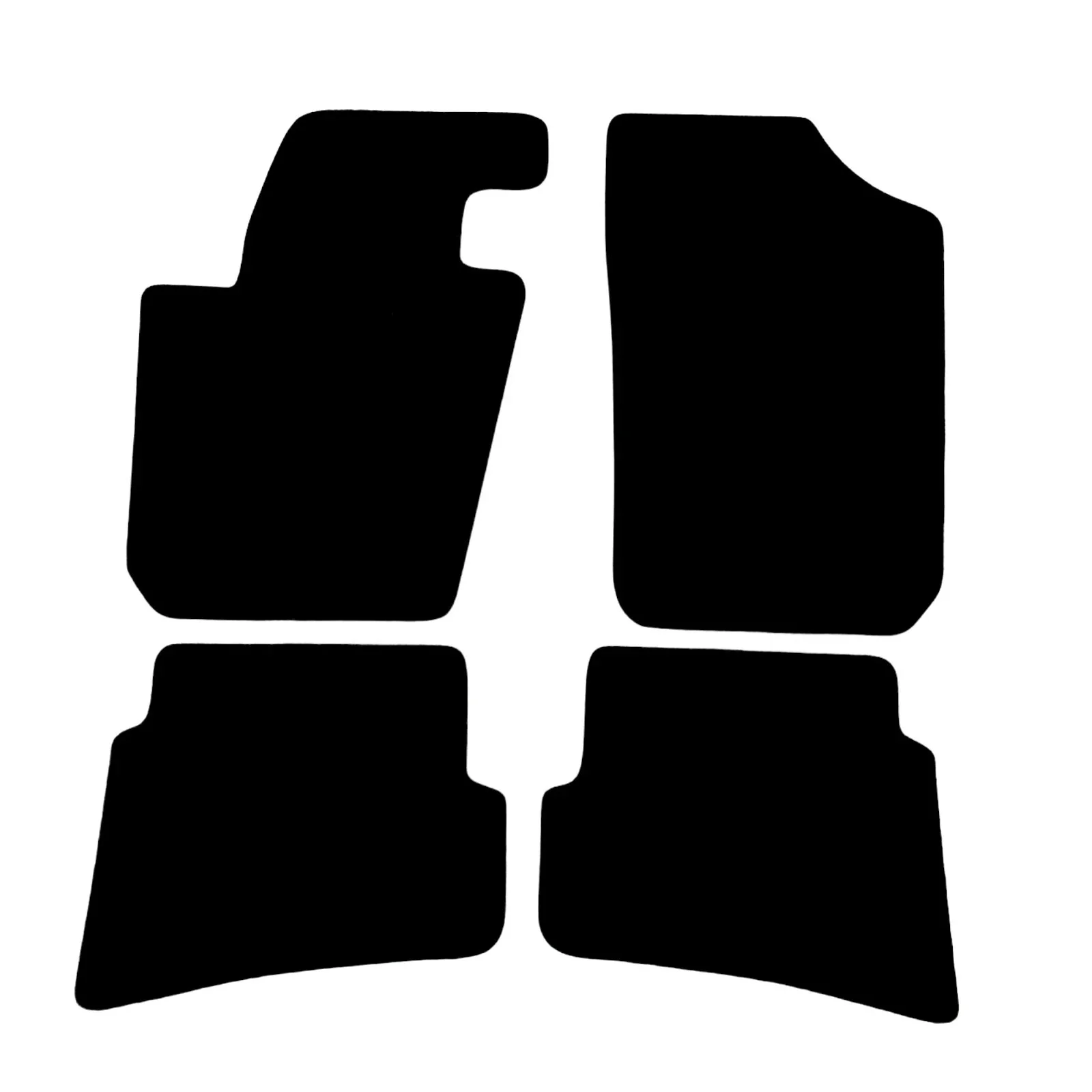 Original Car Floor Mats Velour For Seat Ibiza  2008  to  2017   Waterproof Black Carpet Rugs Auto Liners