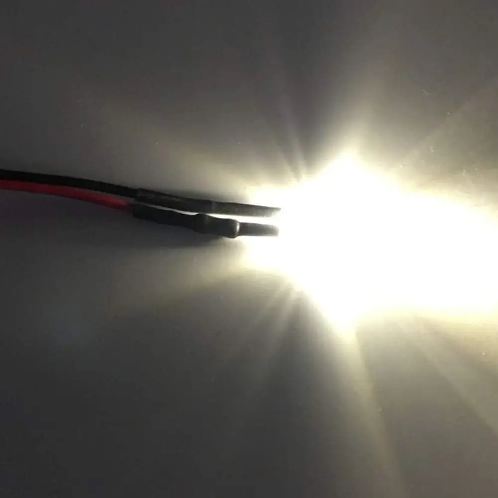 10Pcs 5mm LED Lights Emitting Diodes DC 12V Quick Blinking LED Ultra Bright LED Light Clear Lens Small LED
