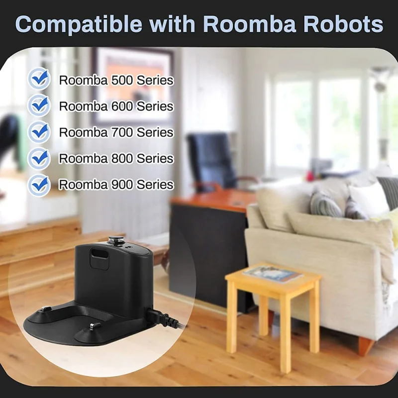 Charging Docking Station Charger For Irobot Roomba e5 e6 i1 i3 i4 i6 i7 i8 500/600/700/800/900 Series Robots,ADF-N1 17170 17064