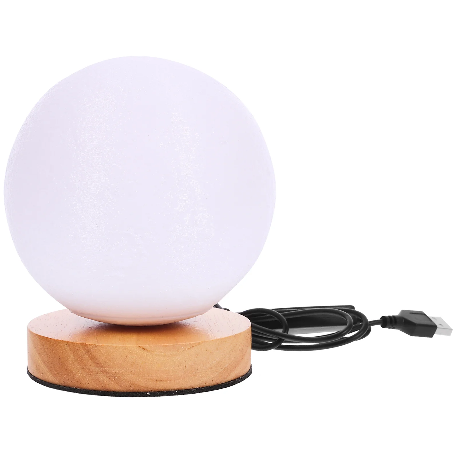 Rotatable Moon Lamp Led Night Light For Bedroom Usb Powered Warm Decorative Room Lamp Creative Bedside Lighting