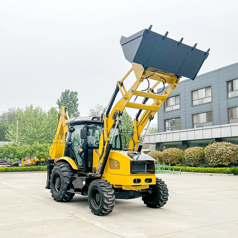 China Mini Loader Hydraulic System Easy to Operate EPA EURO5 Engine Multifunctional Cab Car Construction SetSkid Steer Loader