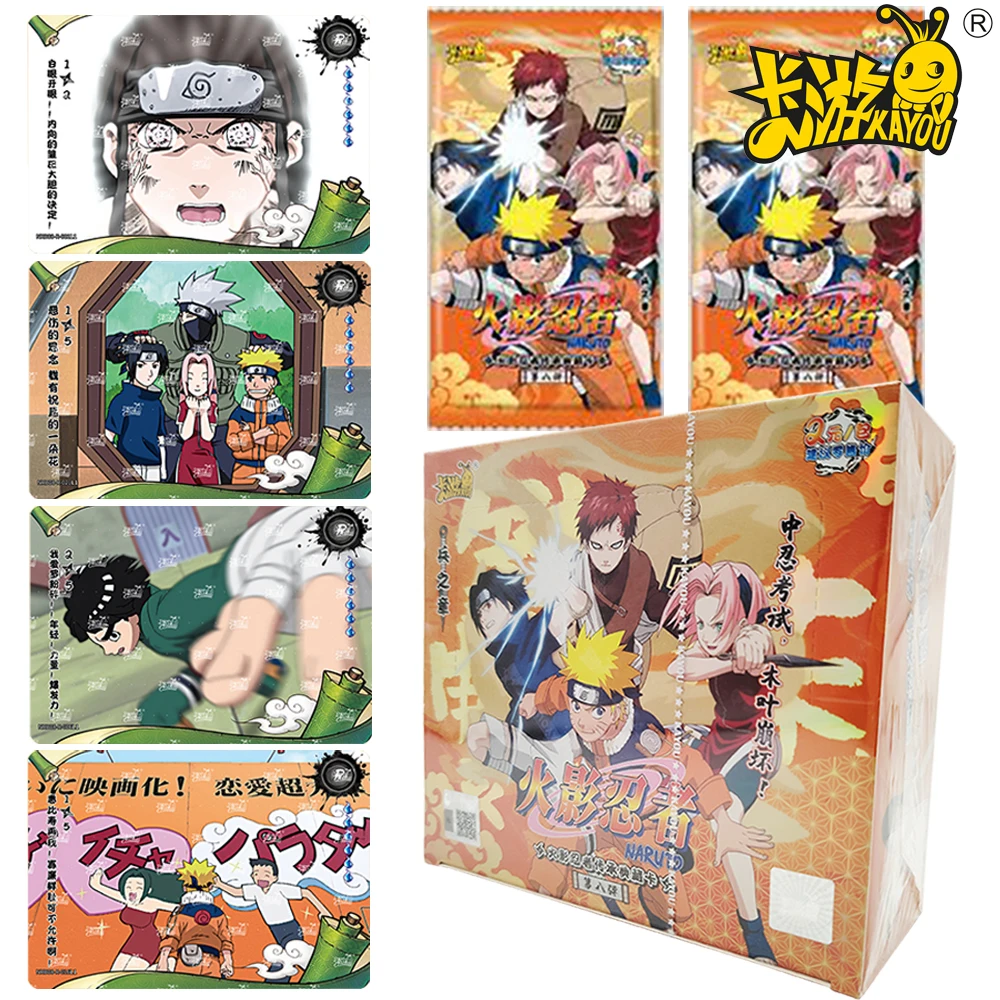 

Kayou Original Naruto Collection Card High Score Anime Popular Characters HD Card Fun Toys Encourage Children To Cherish Gifts