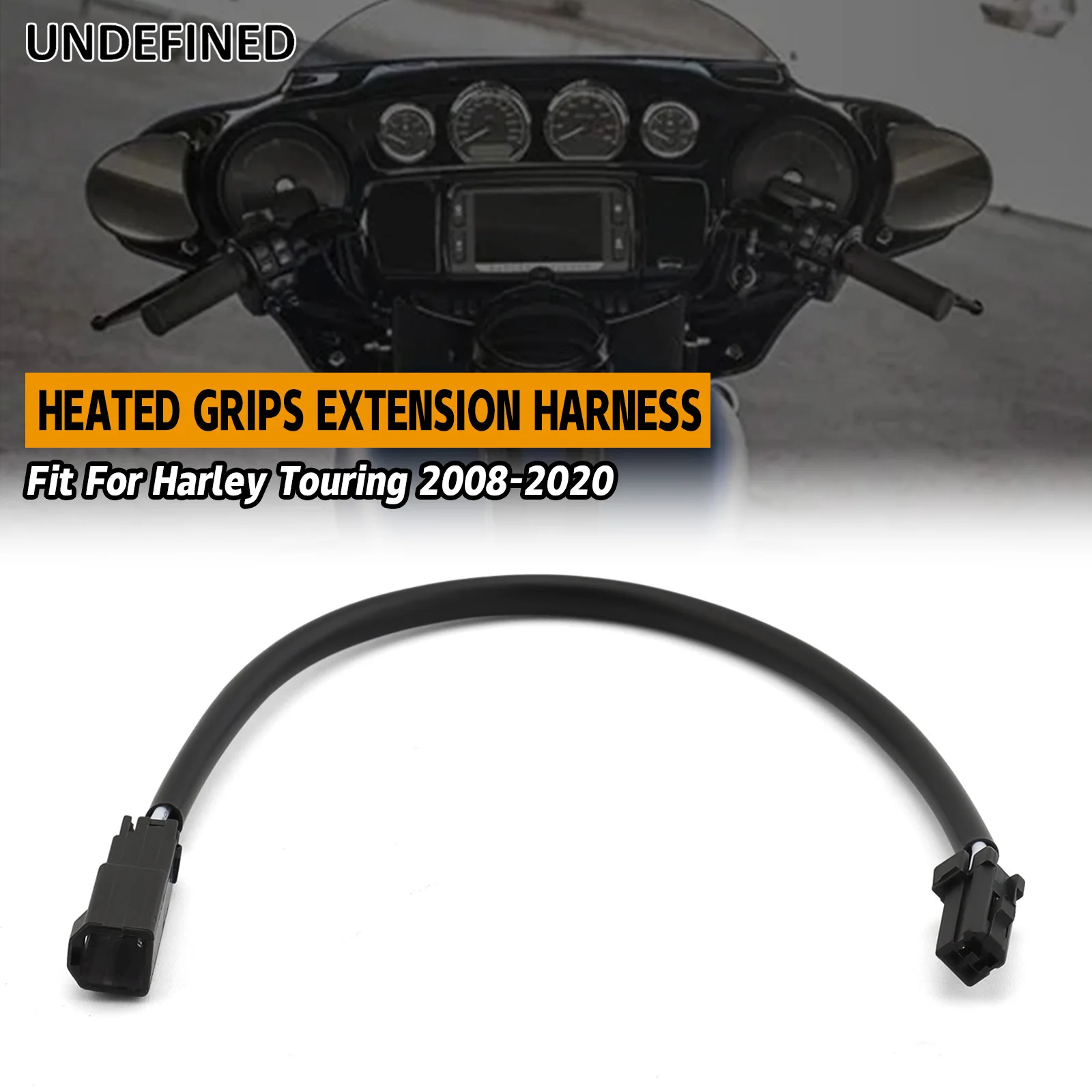 8/10/12/14/16 Inch Heated Handlebar Wiring Harness Extension for Harley Touring 08-2020 Electra Street Road Glide Road King CVO
