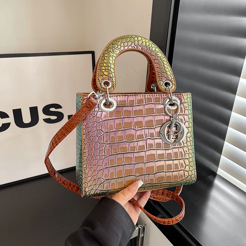 

Premium Leather Crossbody Bag For Fashionable Women Luxury Brand Handbag - Ladies Shoulder Messenger Elegant