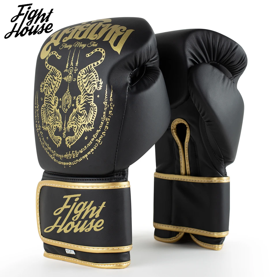 Tigera Boxhandschuhe – 10/12/14/16 Oz, Mit 3-fach Schaumstoffpolsterung, Atmungsaktivem Mesh & Klettverschluss – Für Training, Sparring, Muay Thai & Kickboxen