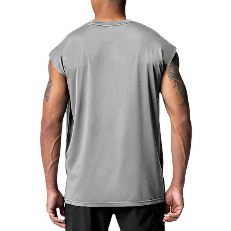 Men's Sports T-shirt Basketball Quick-drying Vest Breathable Perspiration Training American Sleeveless Top Shooting Suit