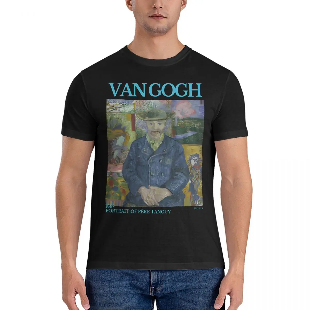 Tanguy Artist Painter T-Shirt for Vincent Van Gogh Casual Cotton Tee Shirt Crew Neck Short Sleeve T Shirt Birthday Gift Clothing