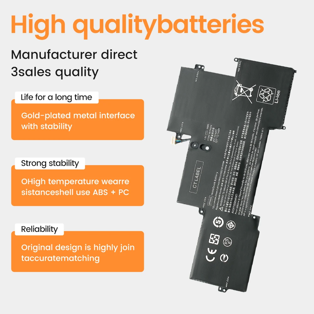 HP EliteBook 폴리오 1020 1030 G1 HSTNN-DB6M 760605-005 M0D62PA 용 BR04XL 배터리