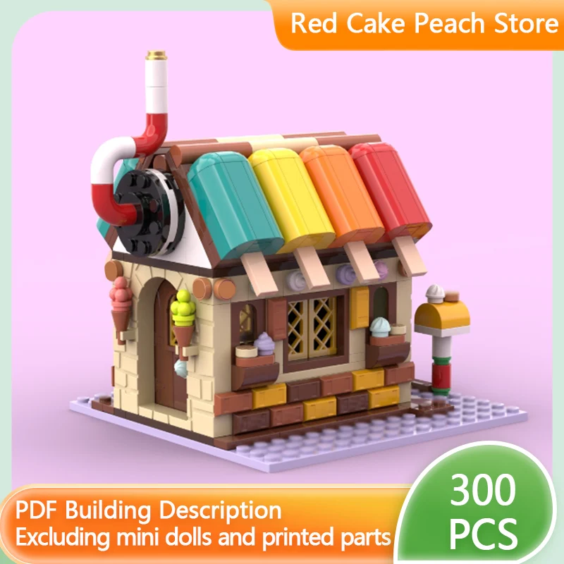 

City Street View Model MOC Building Bricks Sweet Gingerbread Home Modular Technology Children Holiday Gifts Assemble Toys Suit