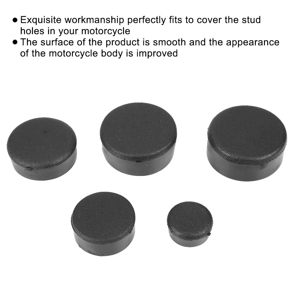 5PCS Motorcycle Frame Hole Cover Caps Decor Fit for Suzuki Hayabusa 1300 GSX1300R GSXR 1300 1999-2015 Frame Hole Plug Kit