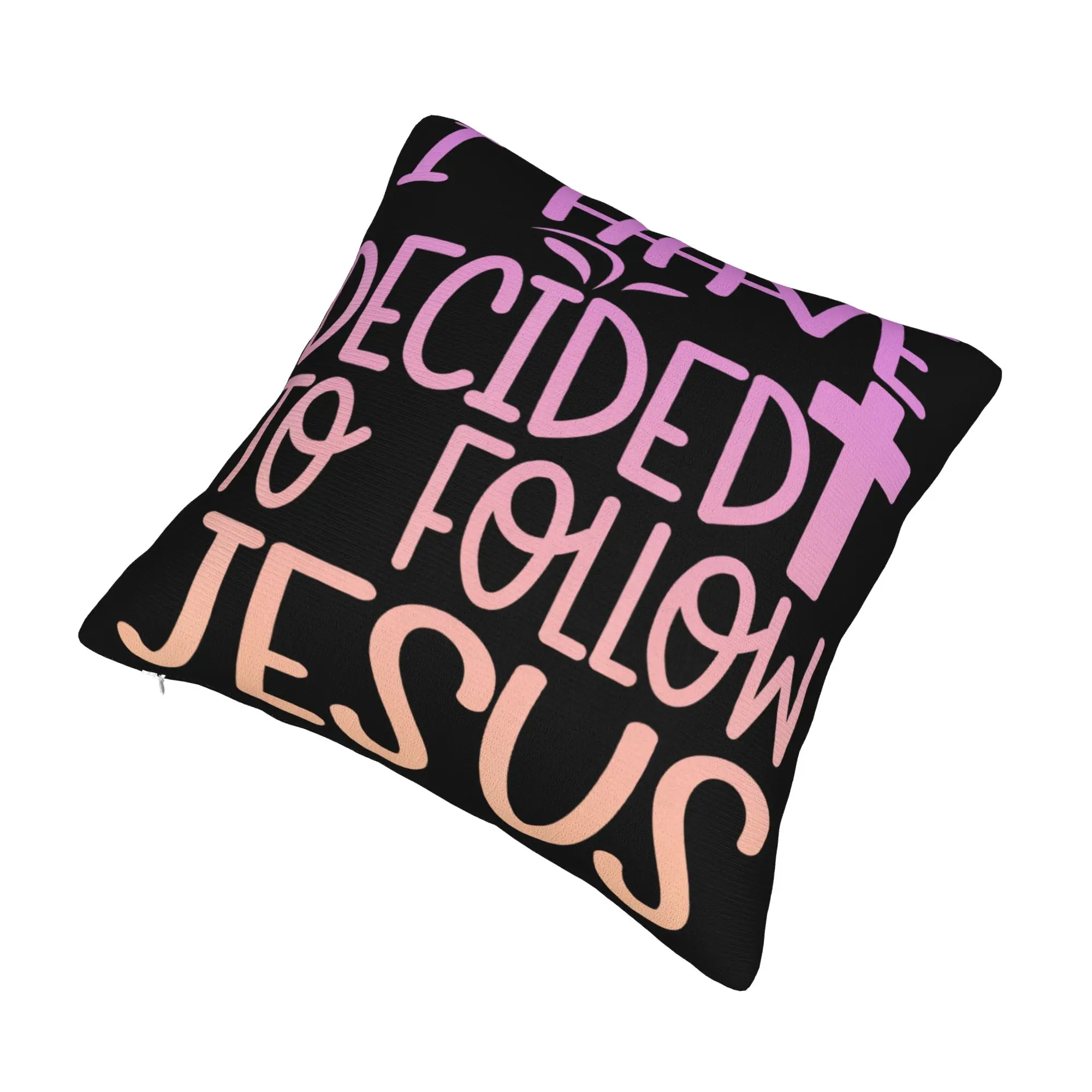 Decorative Pillow Cover Jesus Esperanza Devida Spanish  Stuff Sofa  Throw Pillow Case Cover Square Style Multi-Size