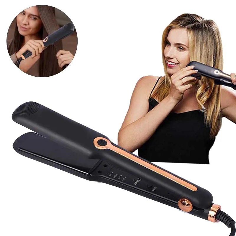 

Professional Hair Straightener Portable 2 In 1 Electric Flat Iron Splint Straight Styling Tool Hair Straightener And Curler