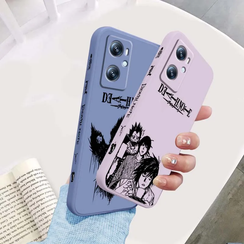 

Anime Death Note Comics For OPPO Find X5 A11 A16K A53 A98 A3 A57 A72 A73 A96 A74 A9 A5 5G Liquid Left Rope Phone Case