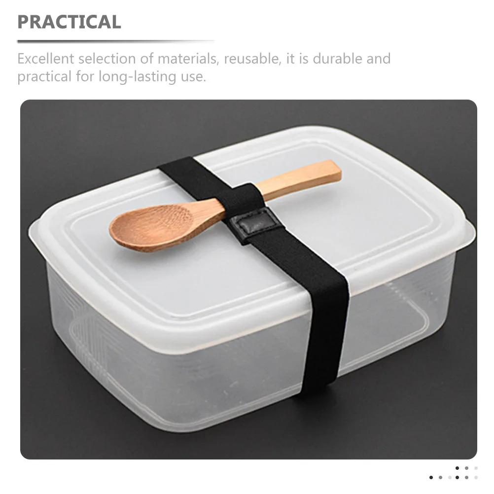 

6 шт. эластичные ремни для ланч-боксов 35 43 см многоразовый полиэстер материал портативный пикник путешествия на открытом воздухе