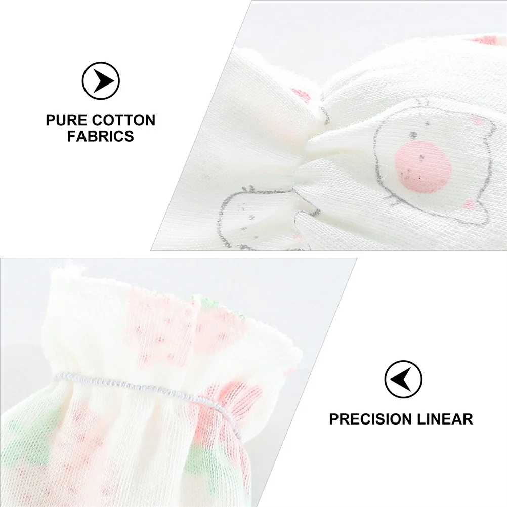 

8 шт., варежки против царапин для младенцев, детские хлопковые перчатки для новорожденных, защита для рук от царапин, мягкие удобные перчатки для новорожденных