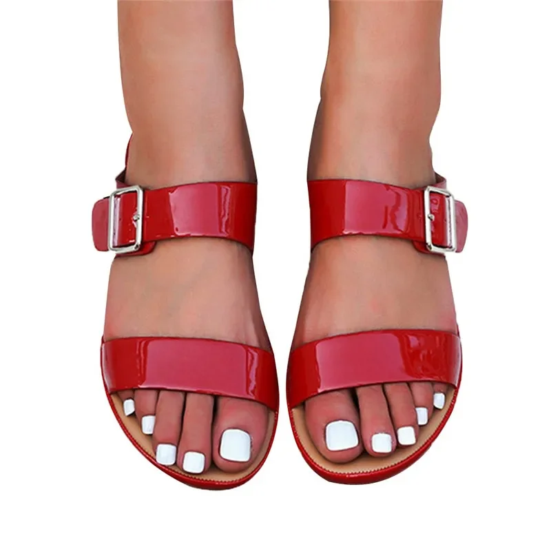 BEYARNEWomen Buckle Comfortable Orthopedic Bow Support Flip Flops Summer Casual Shoes Slip-On Slipper Fashion Hot OutdoorL019