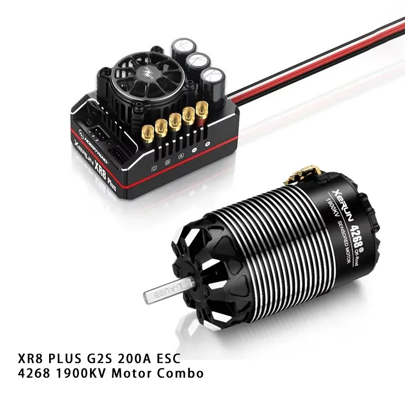 HOBBYWING XERUN XR8 Plus G2S 200A センサー付きブラシレスESC 4268