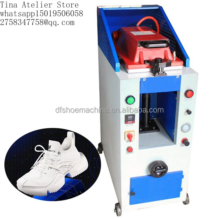 Footwear Sneaker Shoes Making Machine Air Pressure Shoes Sole Pressing Attaching Machine