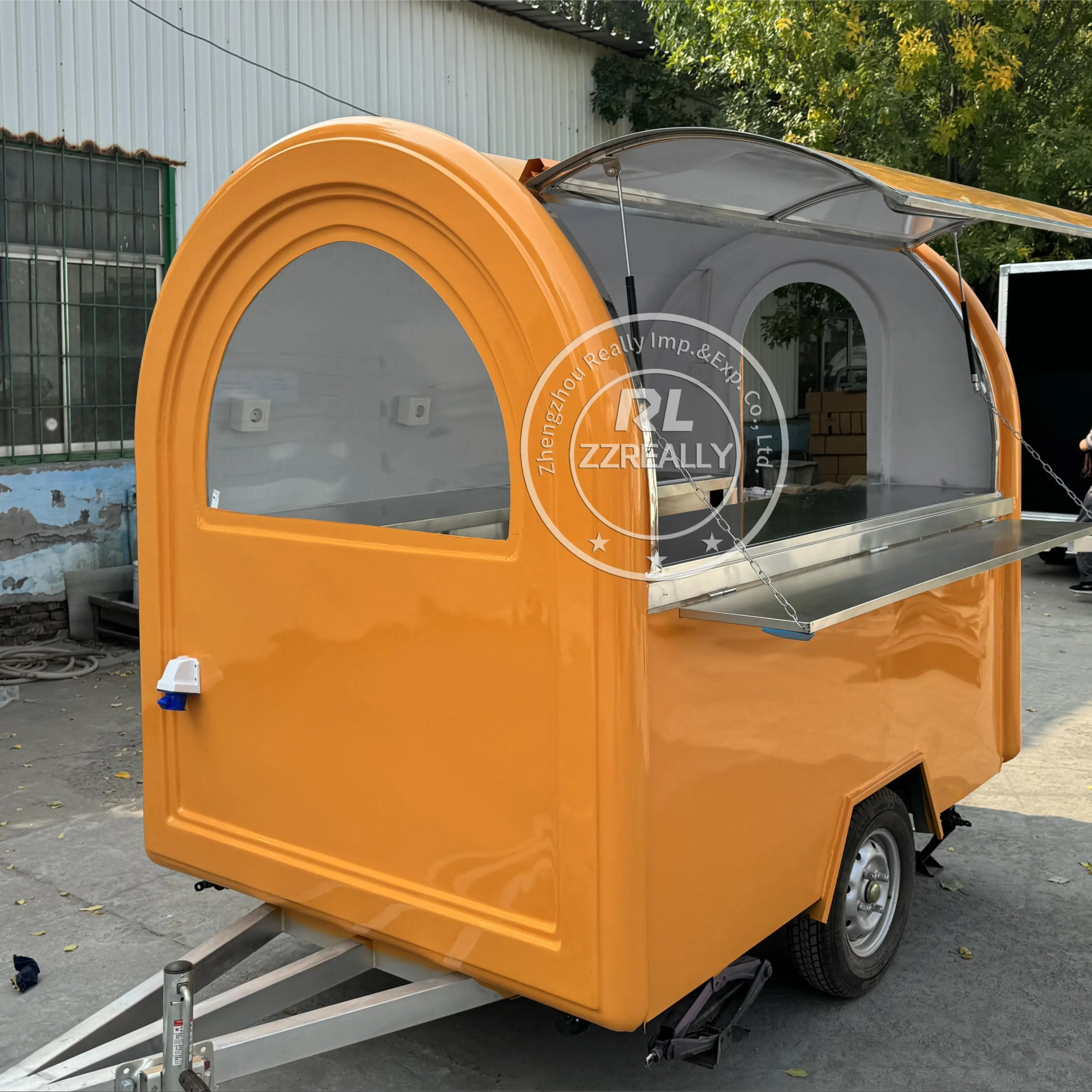 Street Food Truck Mobile Coffee Pizza Shop Full Kitchen Equipments Ice Cream Cart Concession Food Truck Trailer