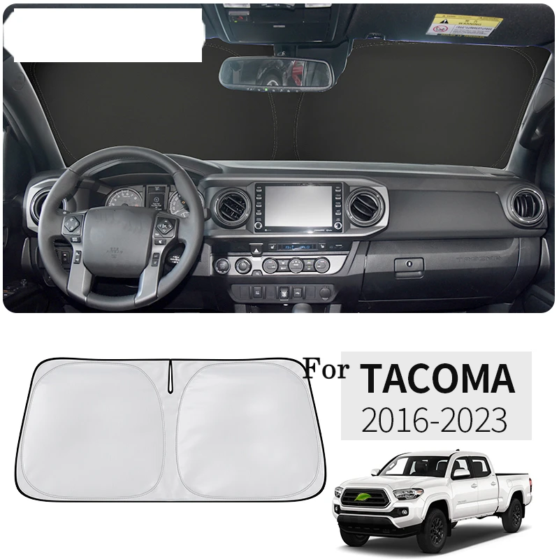 

Для Toyota Tacoma 2016-2023 солнцезащитный козырек на переднее окно, Стайлинг автомобиля, наноизоляционный козырек на лобовое стекло, автомобильные аксессуары для интерьера