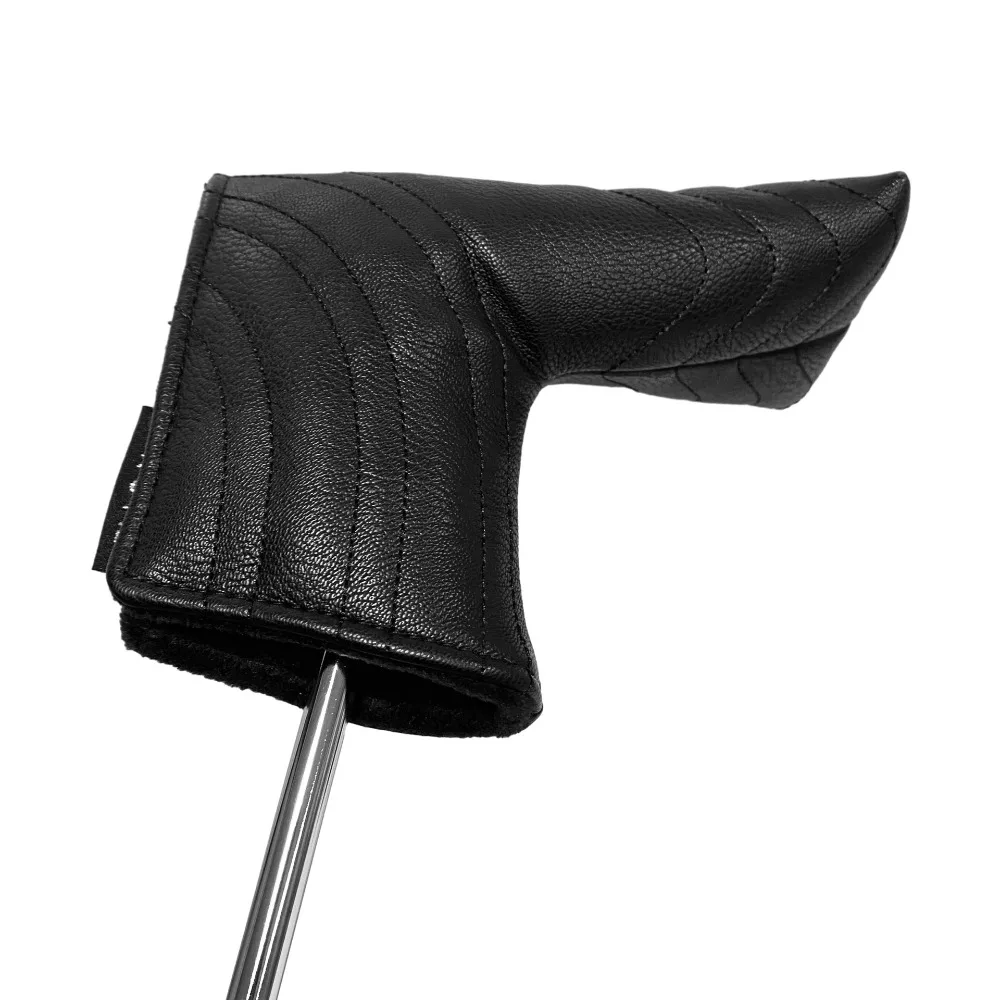 

PU Leather Golf Wood Cover Waterproof Mallet Putter Golf Headcover Dustfroof 2 Color Golf Club Protector Outdoor Sports