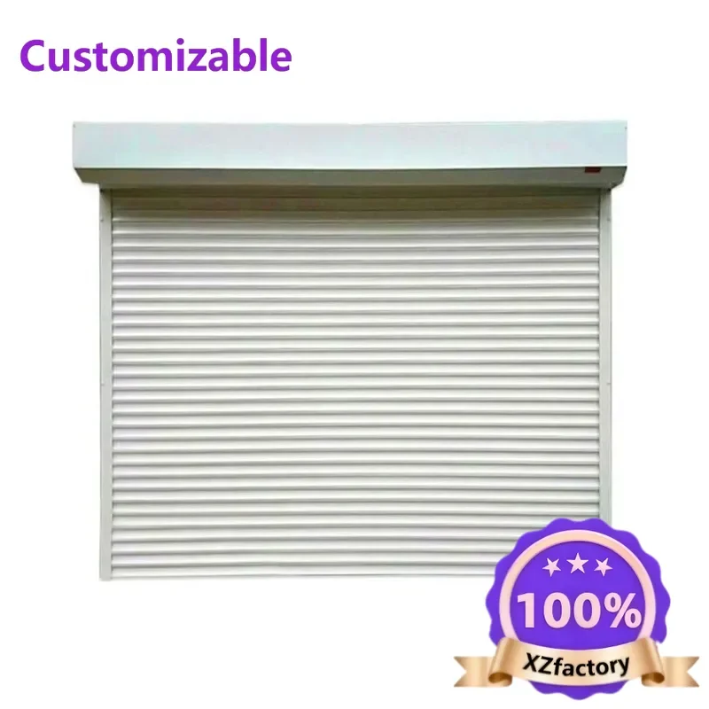 Factory Direct 2026 Top Rated Custom Garage Door Electric Rolling Shutter Door Shop Anti-theft Aluminum Alloy Window