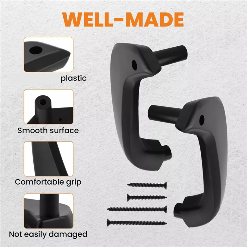 

ABHY-1Pair Door Handle Manual Window Panel For Ford Fiesta 2011-20 Manual Window D2BB-A23943-CA35B8 D2BB-A23942-CA35B8