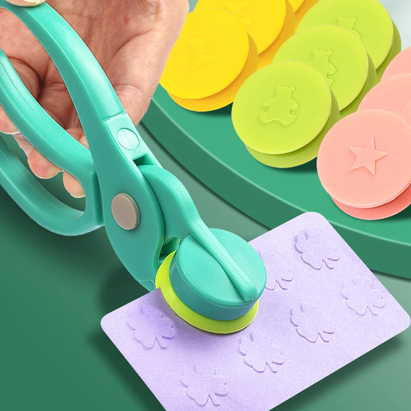 Fancy DIY Hand Tool Paper Embossing Machine Craft Embosser for Paper Scrapbooking School Baby Gift