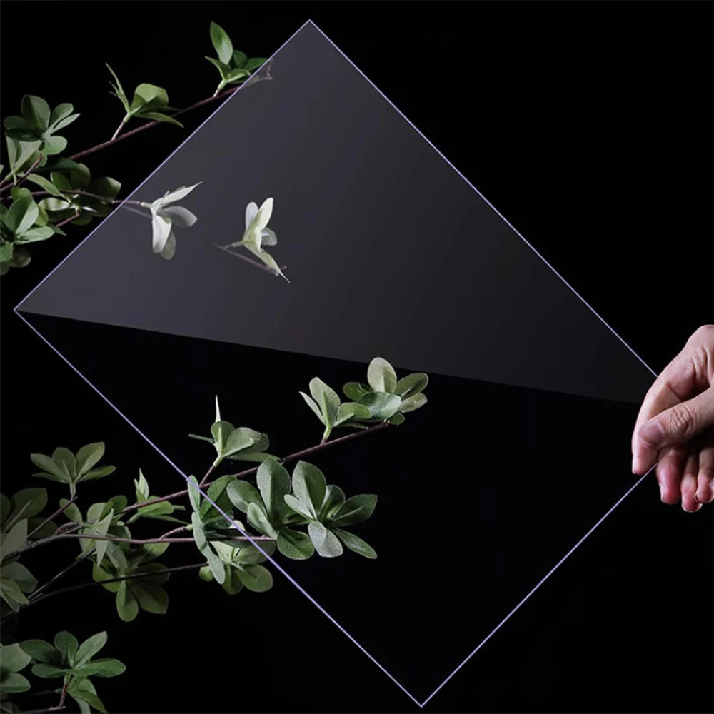 Hojas de PVC transparentes para materiales de modelo de construcción DIY, Material de fabricación de modelos hecho a mano, tablero plano de plástico