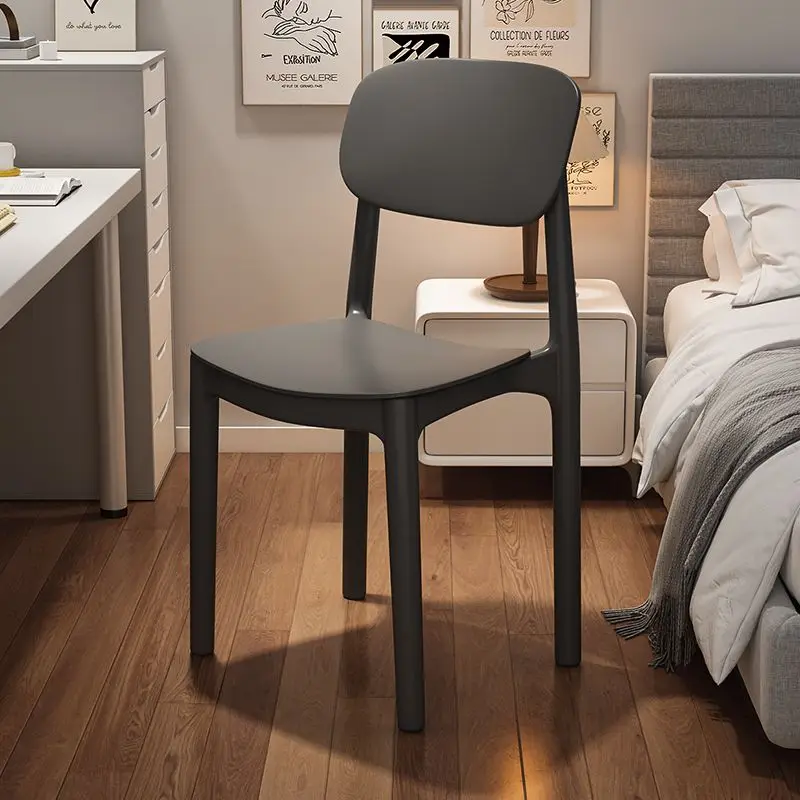 

Nordic Leather Dining Chairs Upholstered Waterproof Kitchen Leather Dining Chairs Relaxing Designer Sillas Para Comedo Furniture