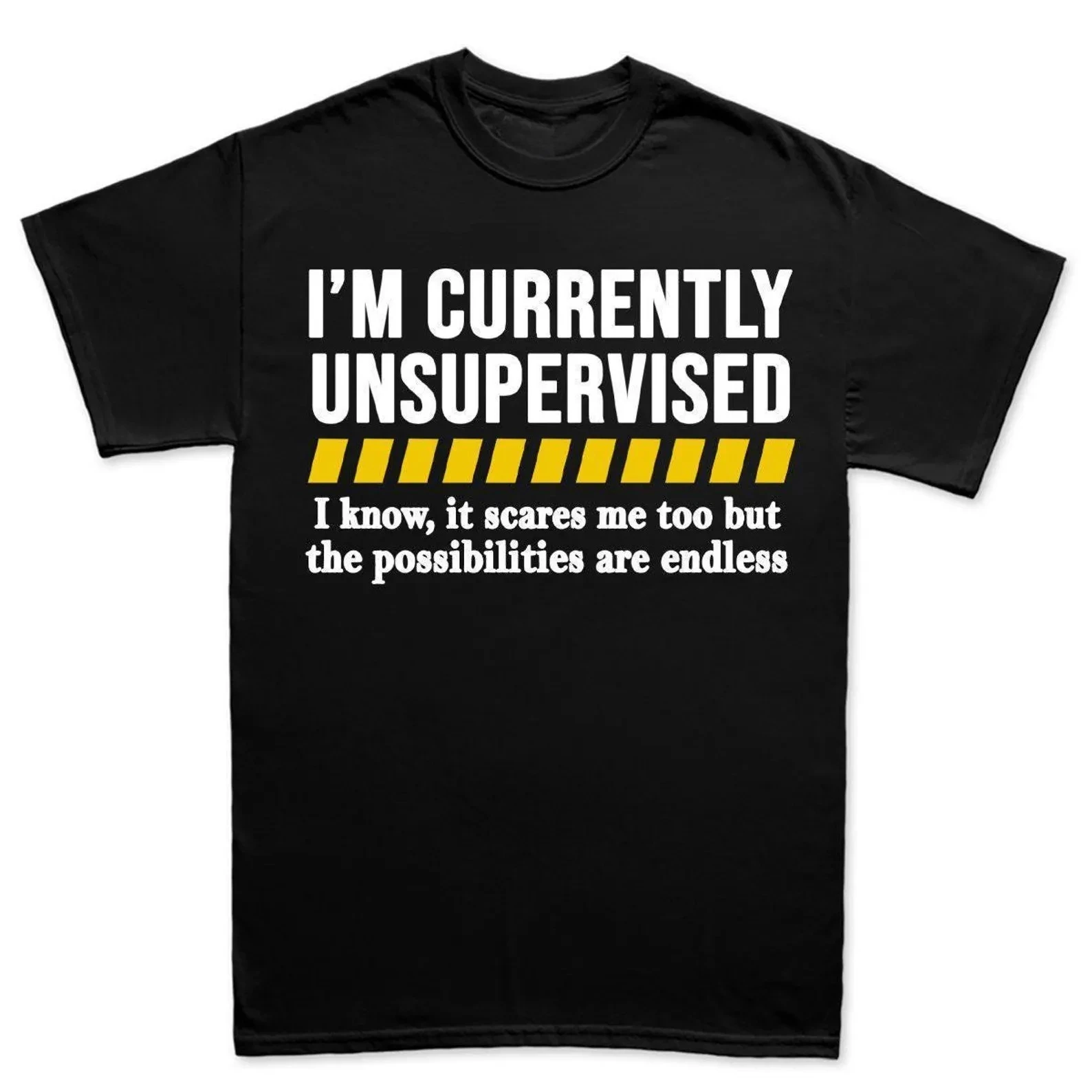 I M Currently Unsupervised T-Shirt Summer Men's Tracksuit O-Neck Pullover Top Breathable Sportswear Harajuku Fashion Streetwear