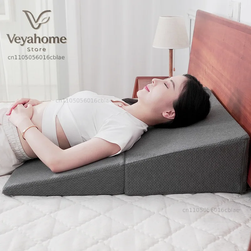 Pillow for Acid Reflux Relief Post-Surgery Elevation Cushion for Elderly Adults Cotton Cushion High-density