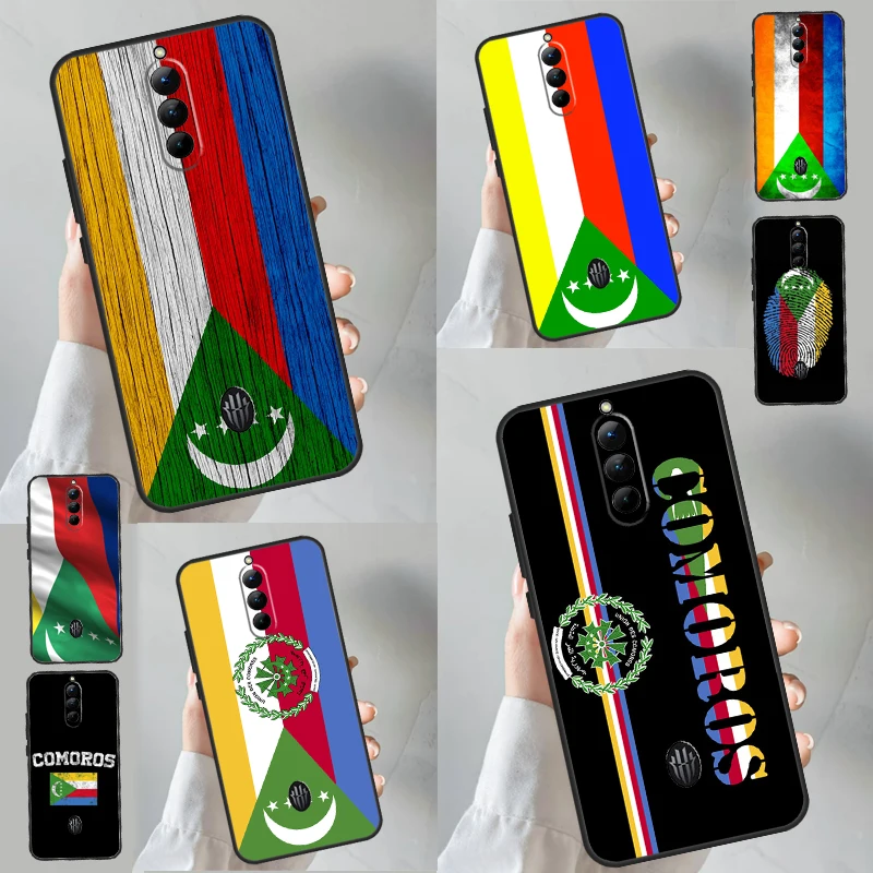 Comoros Flag For ZTE Nubia Red Magic 8 Pro Phone Case For Red Magic 6 7 6S 7S Pro 5G 5S 6R Back Cover