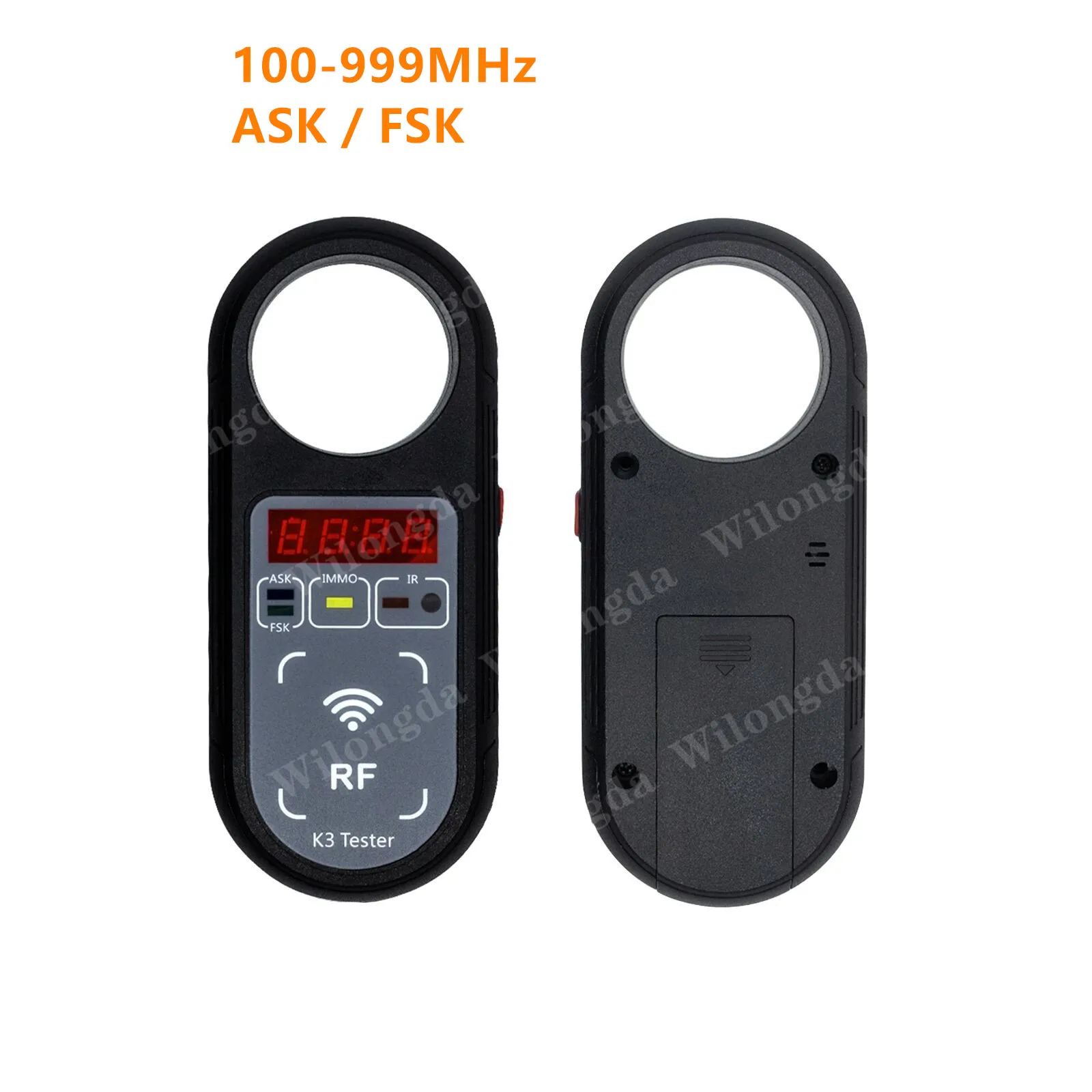 2025 NEW AIK KEY Tool K3 Remote Key Tester 100-999MHz ASK FSK Signal Detector for Car Ignition Coil & Door Handle with Display
