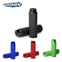 DOMEN Bike Pegs Aluminum Alloy Anti Skid Lead Foot Peg For BMX Bike Fit 3/8'' Axle Footrest Bike Stunts Pegs Bike Accessories