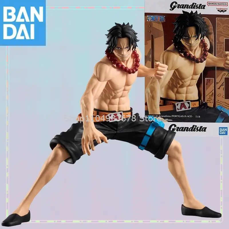 

Bandai Banpresto One Piece Grandista Portgas.d.ace PVC About 20Cm In Stock Original Genuine Figure Model Collector Figurine Toys