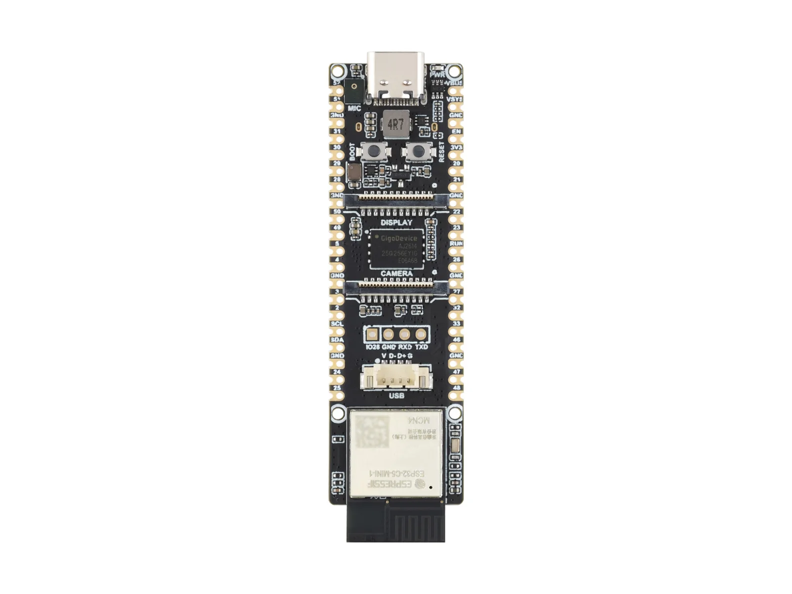 Waveshare Dual-Core RISC-V Multimedia Development Board Dual-Core RISC-V 32MB PSRAM 32MB Flash Wi-Fi 6 Camera Interface Smar
