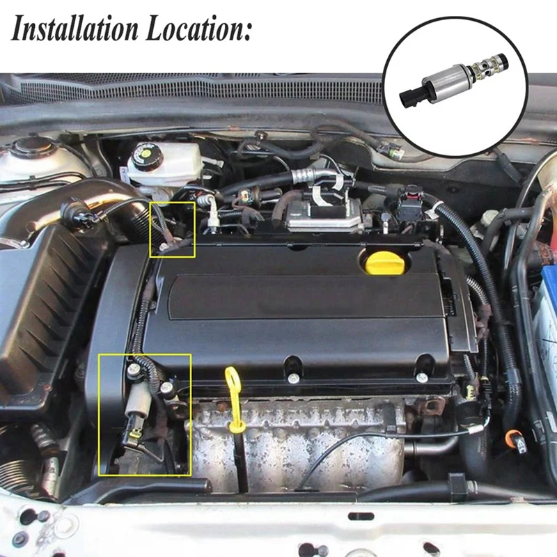 Solénoïde VVT de distribution de soupape variable de contrôle d'huile moteur, adapté pour Chevrolet Cruze 1.6, SachOpel, Astra Zafira 55567050, 10 pièces