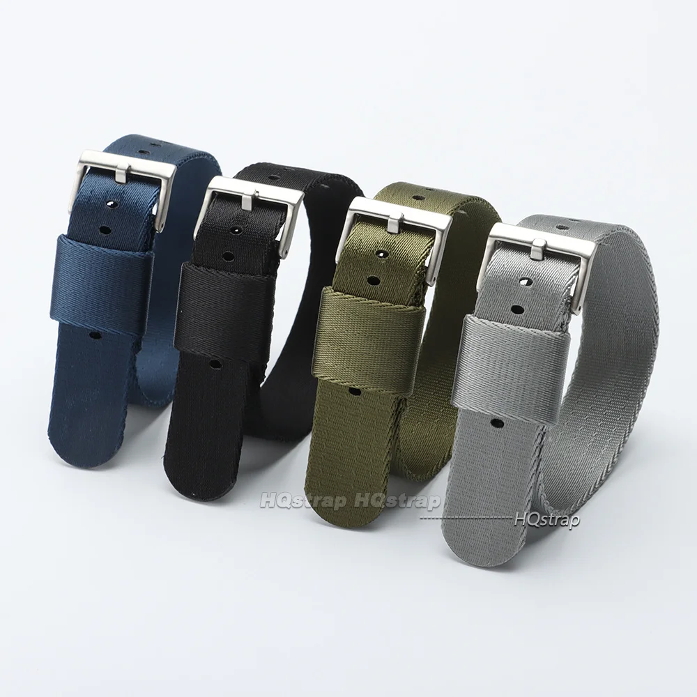 สายนาฬิกาผ้าไนลอนแบบทหาร ขนาด - Canvas Strap Watch บทวิจารณ์และราคา