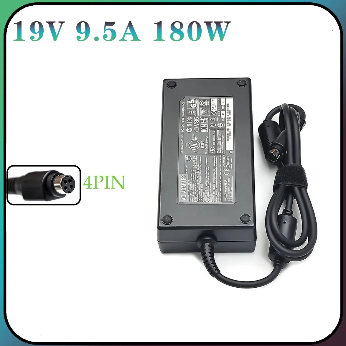 PA3546E-1AC3 AC Aapter 19V 9.5A 180W Power Supply For Toshiba DX730 QOSMIO X500-121 PQQ11C-00J006 X75 X770 X505 Series Laptop
