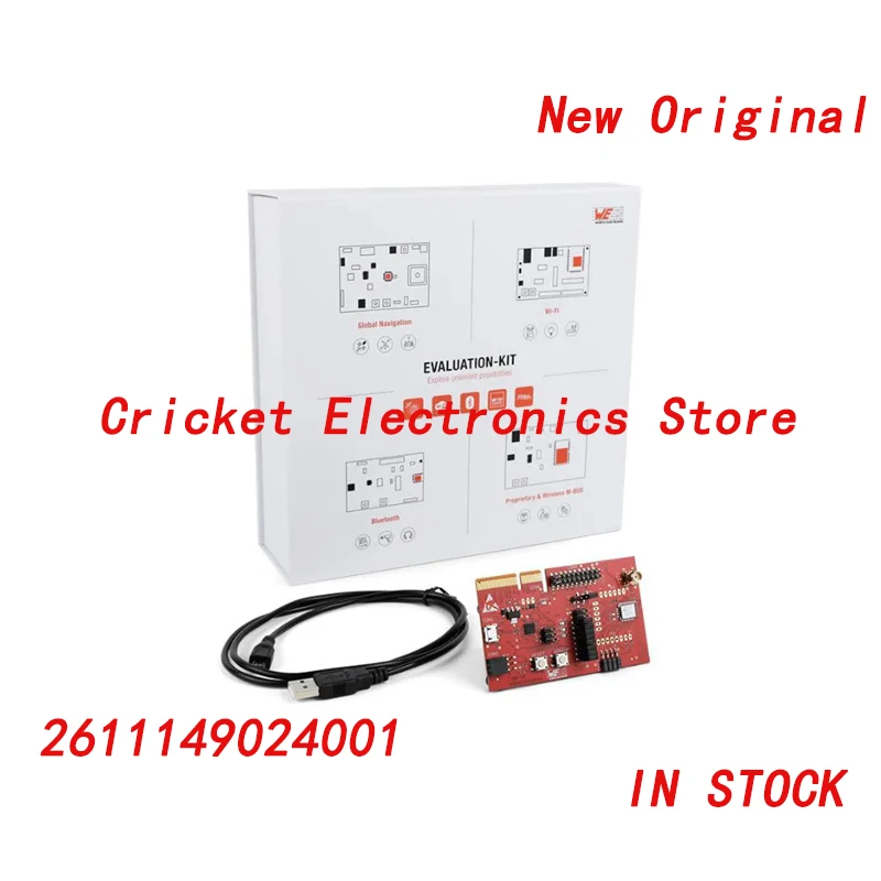 

2611149024001 WIRL-EVAL Proteus-III Bluetooth 5.1 ready Family EV-Board ID: 0018DA 30 0000 - 3F FFFF