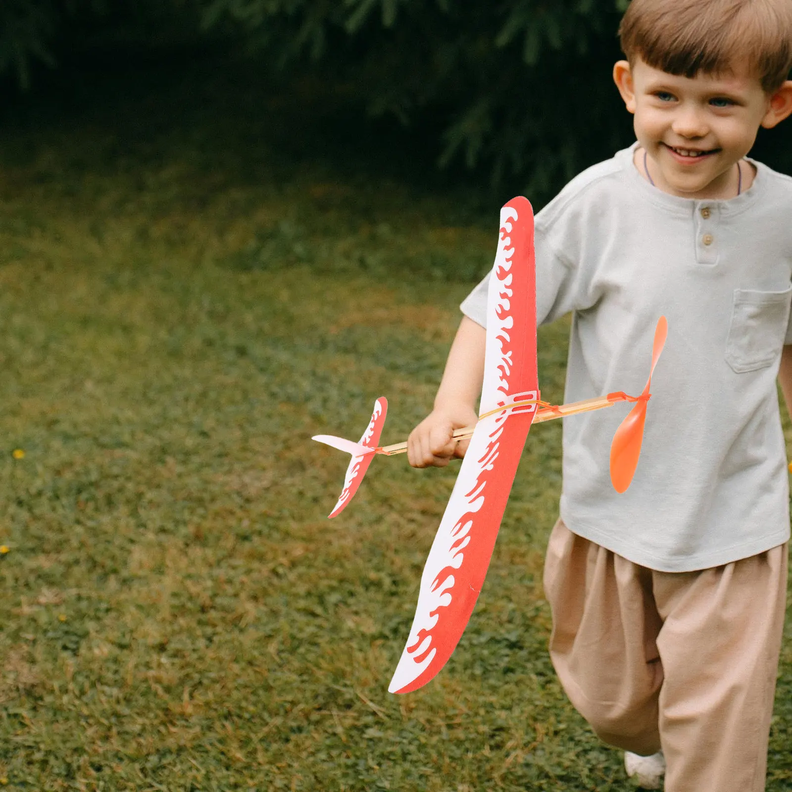 Rubber Band Powered Airplane Kit Kids Outdoor Play Educational DIY Glider Planes Enhance Hands-on Creativity Intellectual