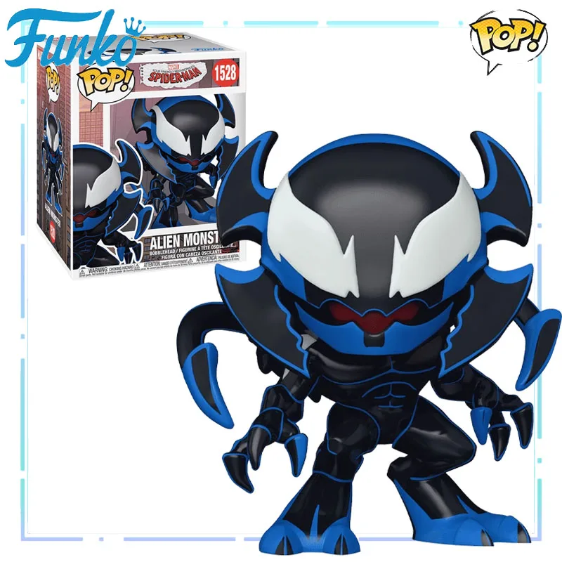 

Funko Pop Marvel Spider-Man Anime Figure 6 Inches Evil Alien Monster Venom Action Figure Toys for Boys Girls Kids Gift