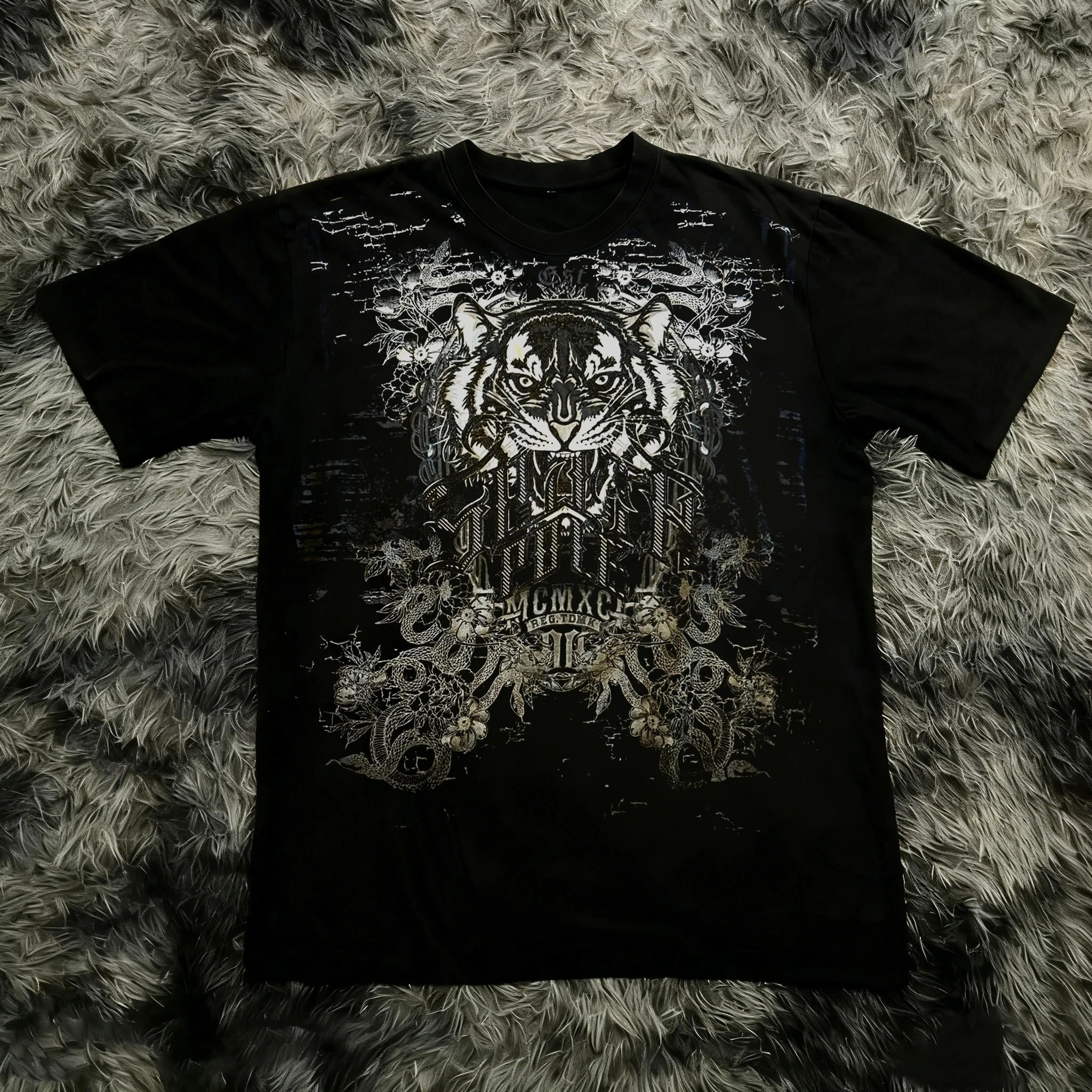 2026 Men/Women Oversized T-Shirt Gothic Tribal 
