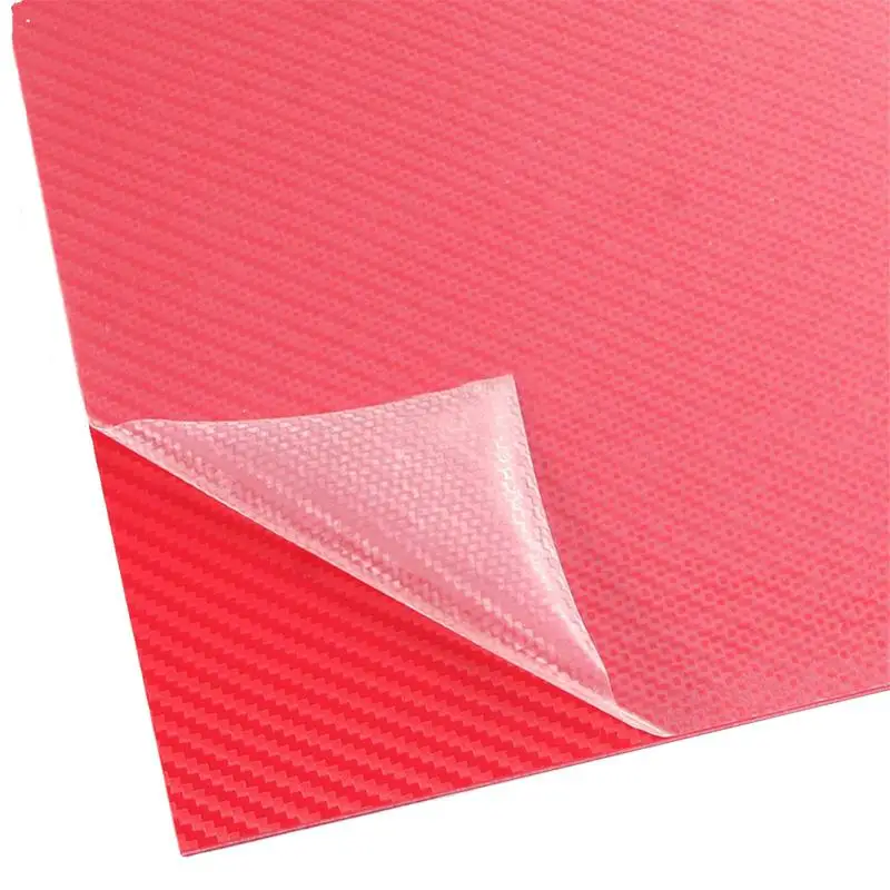1piece Red Carbon Fiber Pattern Kydex Thermoplastic Board for DIY Knife Sheath Case Making Material - Kydex Holster Material