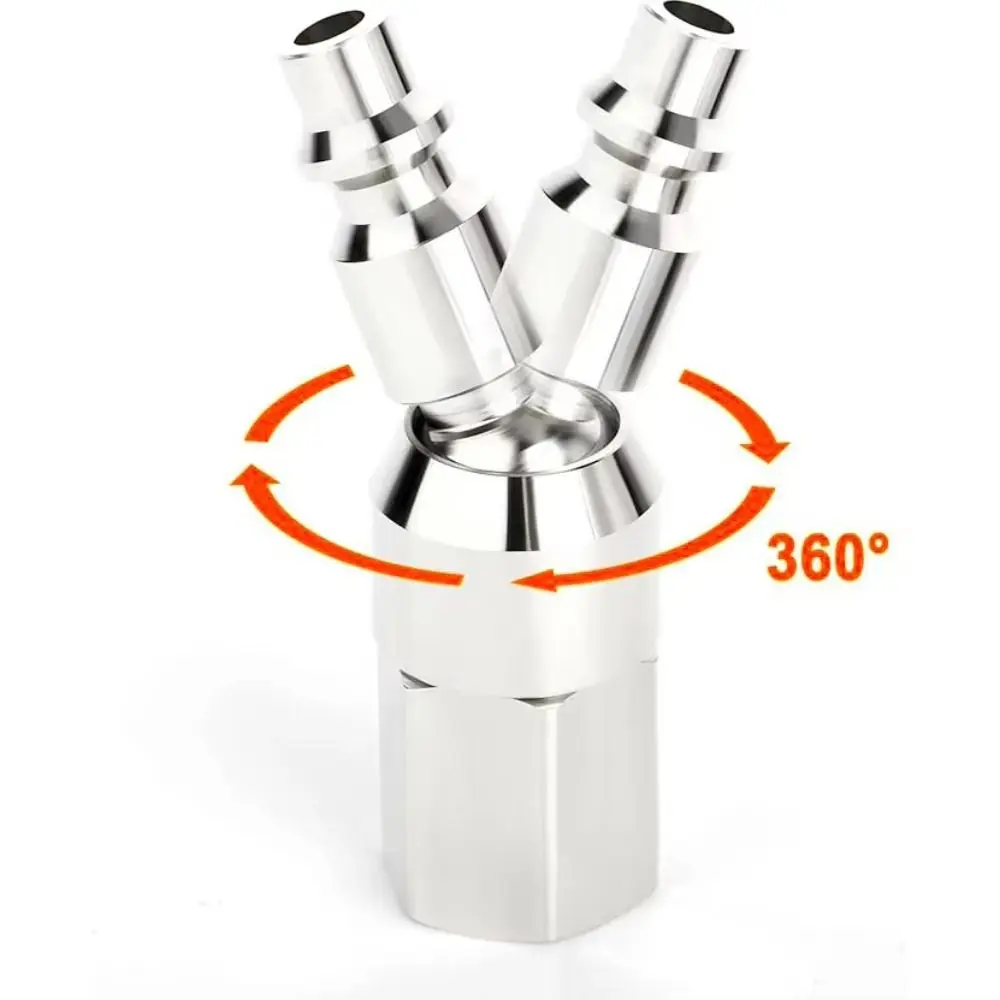 Anti‑Twist 360° Swivel Air Plug Universal Female Male Air Line Fitting Quick Plug Pneumatic Tool System