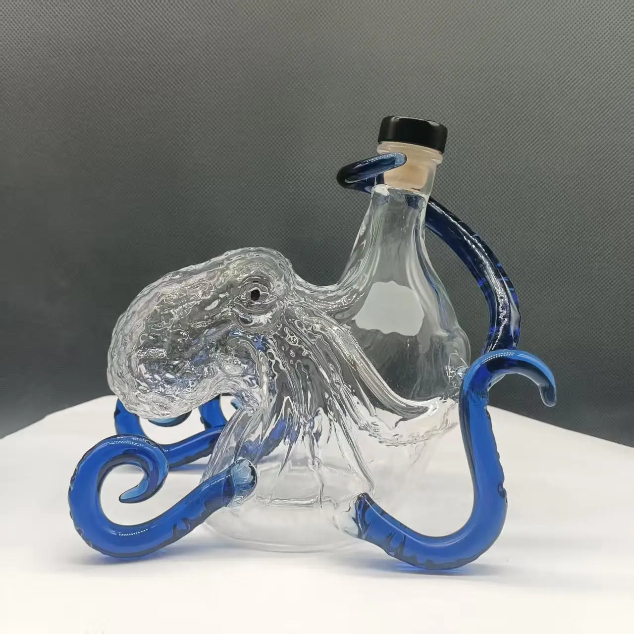 Vintage Kraken Octopus Whiskey Decanter Print Home Bar Wall Decor Wine Lovers Gift Collection Decorations